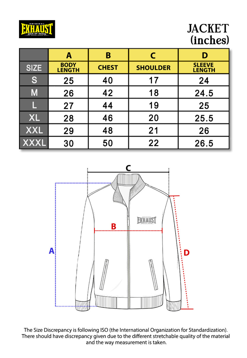 EXHAUST Men's Sport Long Sleeve Jacket 1461– Exhaust Garment