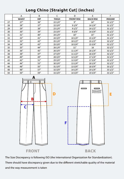EXHAUST Cotton Long Pants [Straight Cut] 1441