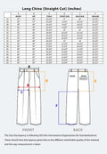 EXHAUST STRAIGHT CUT COTTON LONG PANTS 1158 - Exhaust Garment