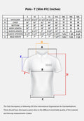 EXHAUST Stretchable Cut & Sew Polo T-shirt [2XL-3XL-Slim Fit] 1364