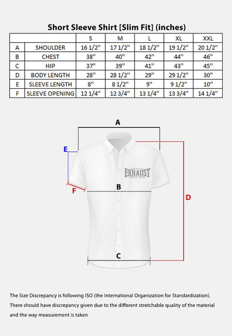 EXHAUST Floral Printing Short Sleeve Shirt [Slim Fit] 1338