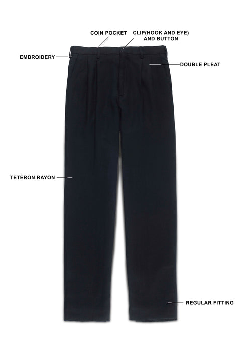 IDEXER Men's Double Pleats Slack Long Pants [Regular Fit] ID0007