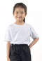 Baju Putih Round Neck Tshirt Lengan Pendek/Panjang (RENDAH/MENENGAH) (BAJU SAHAJA)