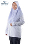 Baju Putih Round Neck Tshirt Lengan Pendek/Panjang (RENDAH/MENENGAH) (BAJU SAHAJA)