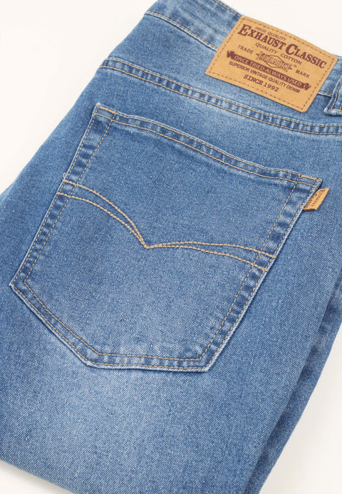 EXHAUST CLASSIC Stretchable Jeans Long Pants [303 Slim Fit] 1359