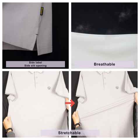 EXHAUST Mens Polo T-shirt [Slim Fit] 1472