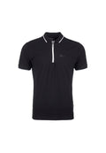 EXHAUST Zip Neck Polo T-Shirt [Slim Fit] 1458
