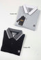 EXHAUST Stretchable Cut & Sew Polo T-shirt [Slim Fit] 1361