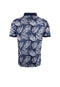 EXHAUST Floral Printing Polo T-Shirt [Slim Fit] 1382