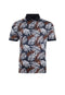 EXHAUST Floral Printing Polo T-Shirt [Slim Fit] 1382