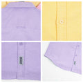 EXHAUST 100% Cotton Plain Short Sleeve Shirt [Slim Fit] 1425
