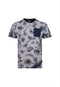 EXHAUST Tie Dye Design Round Neck T-Shirt [Regular Fit] 1302