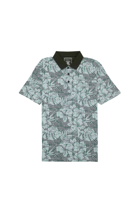 IDEXER Abstract Mix Pattern Polo T-Shirt [Regular Fit] ID0047