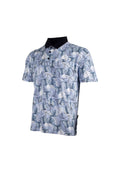 IDEXER Floral Printing Polo T-Shirt [Regular Fit] ID0050