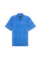 IDEXER Tropical Leaves Print Short Sleeve Shirt [Regular Fit] ID0128